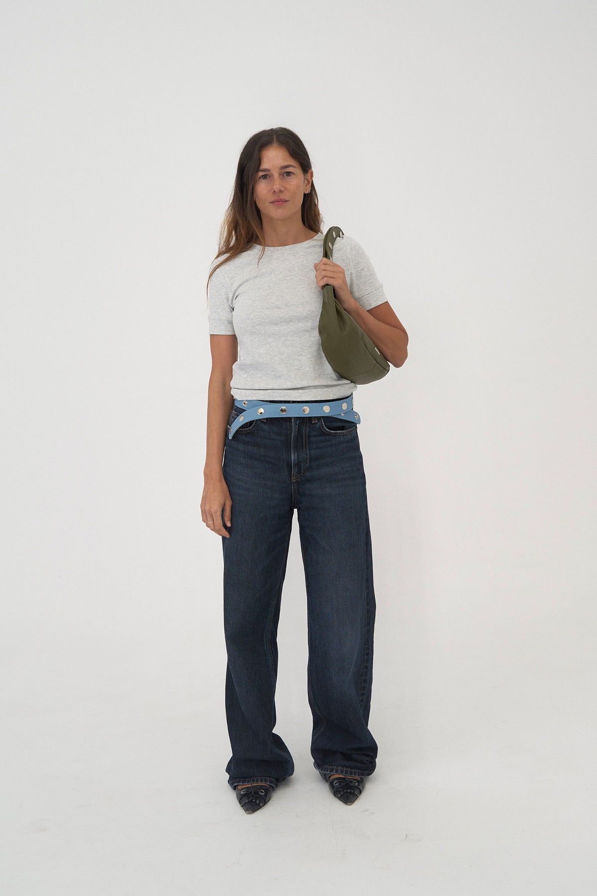 Sali Bag in Nappa Leather - Khaki