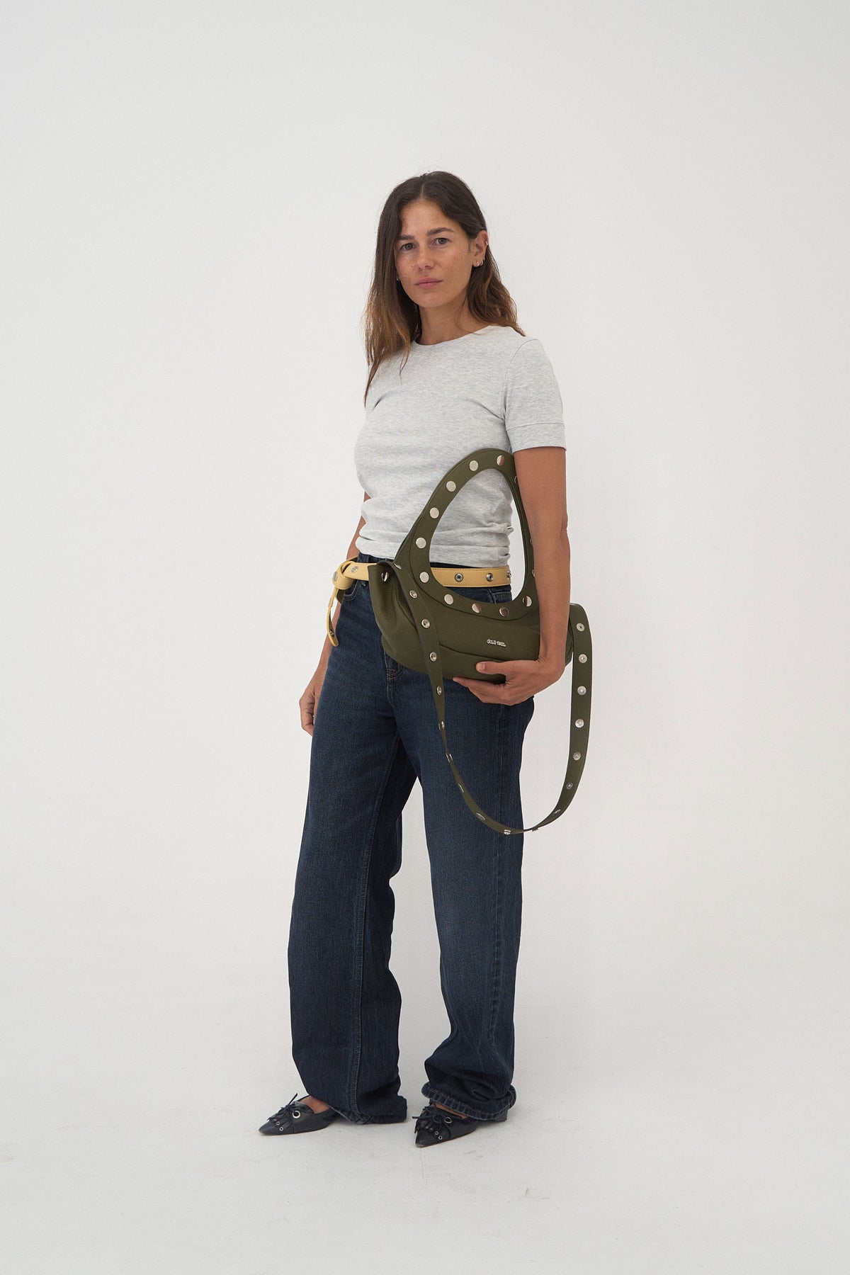 Sali Bag in Nappa Leather - Khaki